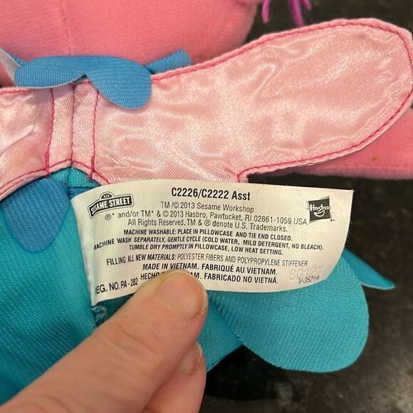 Sesame Street Abby Cadabby Mini Plush Doll 2013 Hasbro Pink Fairy - Picture 6 of 6